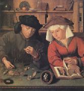 Quentin Massys The Moneylender and His Wife (mk05) china oil painting artist